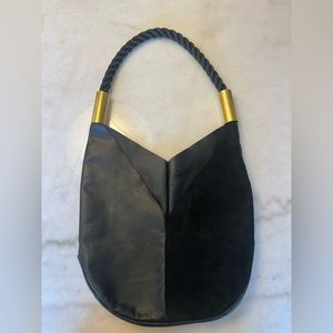 Wildwood Oyster Co Handbag: Original Tote - Black w/black dock line strap